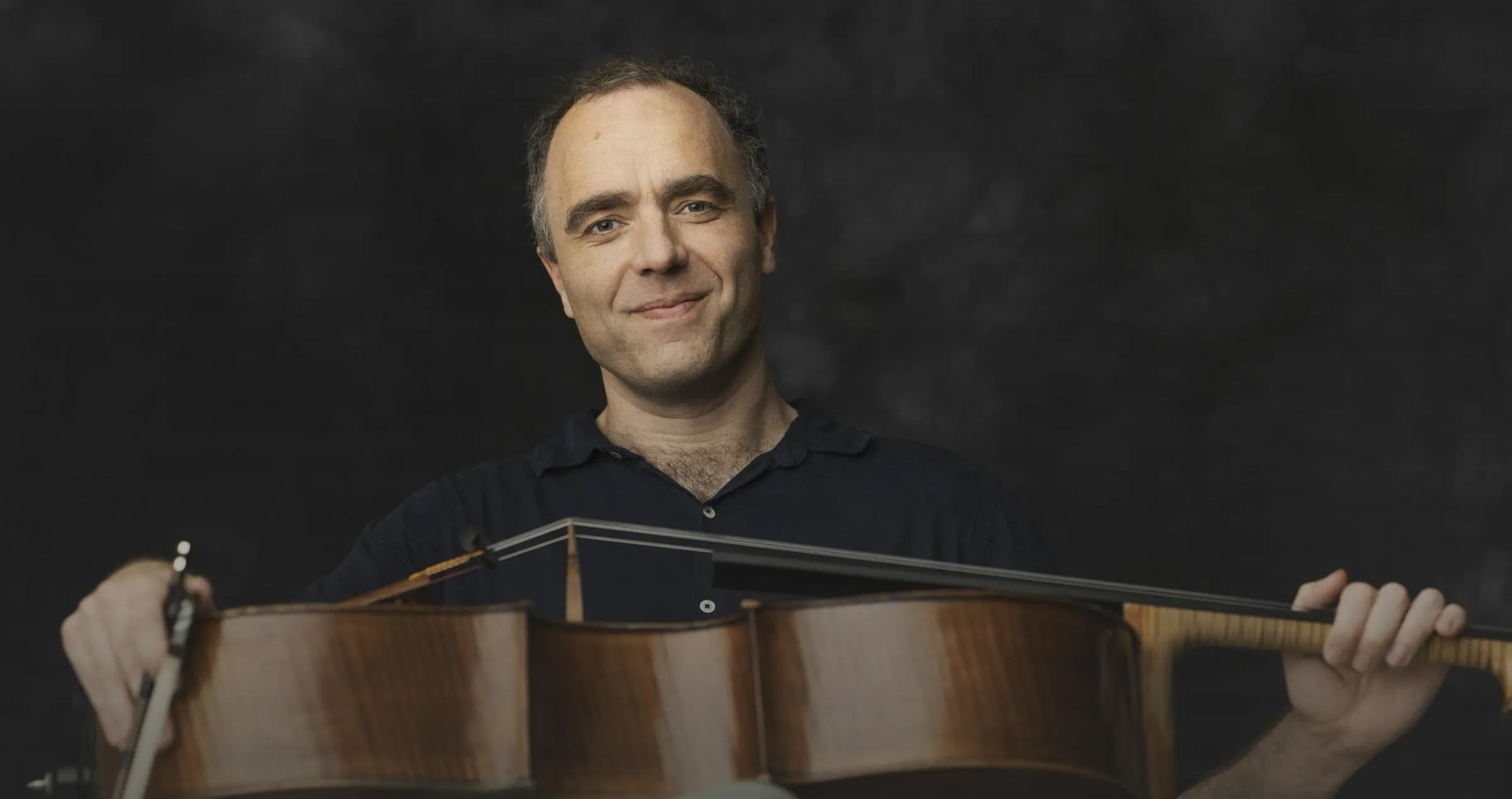 Musician Adrian Brendel with Cello