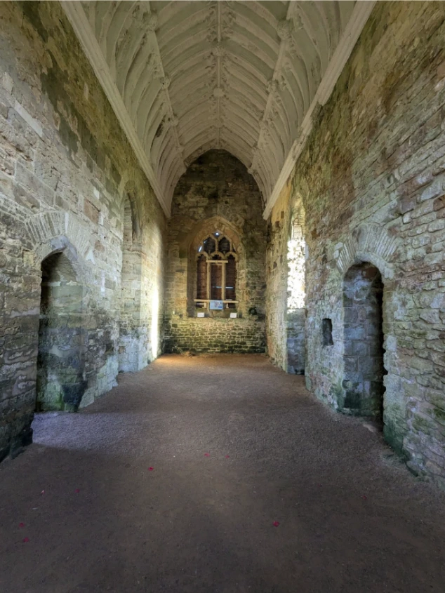Inside Tithe Barn